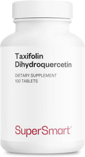 Supersmart - Taxifolina Dihidroquercetina 60 mg al Día (90% DHQ) - Extracto de Alerce Siberiano - Antioxidante Bioflavonoide - No OGM y Sin Gluten - 100 Comprimidos