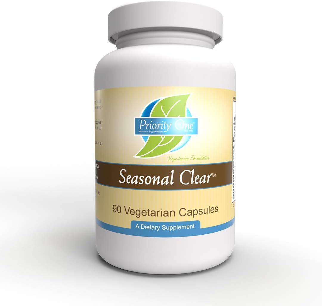Priority One Vitamins Seasonal Clear – 90 Cápsulas Vegetarianas