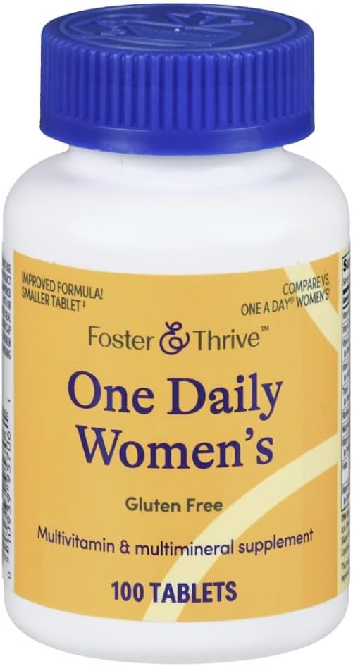 Foster & Thrive One Daily Multivitamínico para Mujeres, 100 Comprimidos
