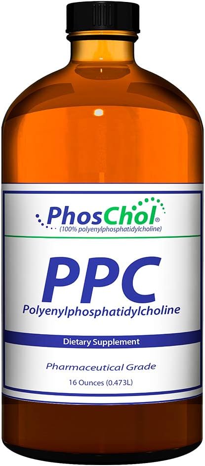 Nutrasal PhosChol PPC - Fosfatidilcolina Líquida 3000 mg - 473 ml (16 oz)