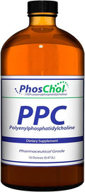 Nutrasal PhosChol PPC - Fosfatidilcolina Líquida 3000 mg - 473 ml (16 oz)