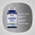 Piping Rock Niacina 100mg - 300 Comprimidos