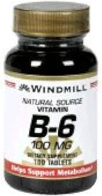 Windmill Vitamina B6 100 mg, 100 Comprimidos