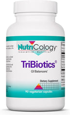 Nutricology TriBiotics - Mezcla Botánica de Berberina y Artemisina - Apoyo Gastrointestinal - Hipoalergénico - 90 Cápsulas