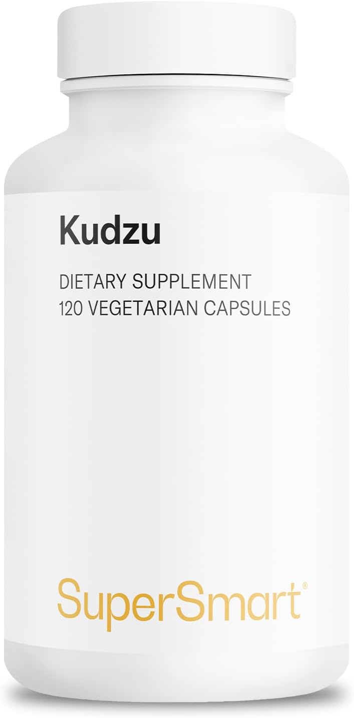 Supersmart - Kudzu Extract 500 mg Full Spectrum - 120 Vegetarian Capsules