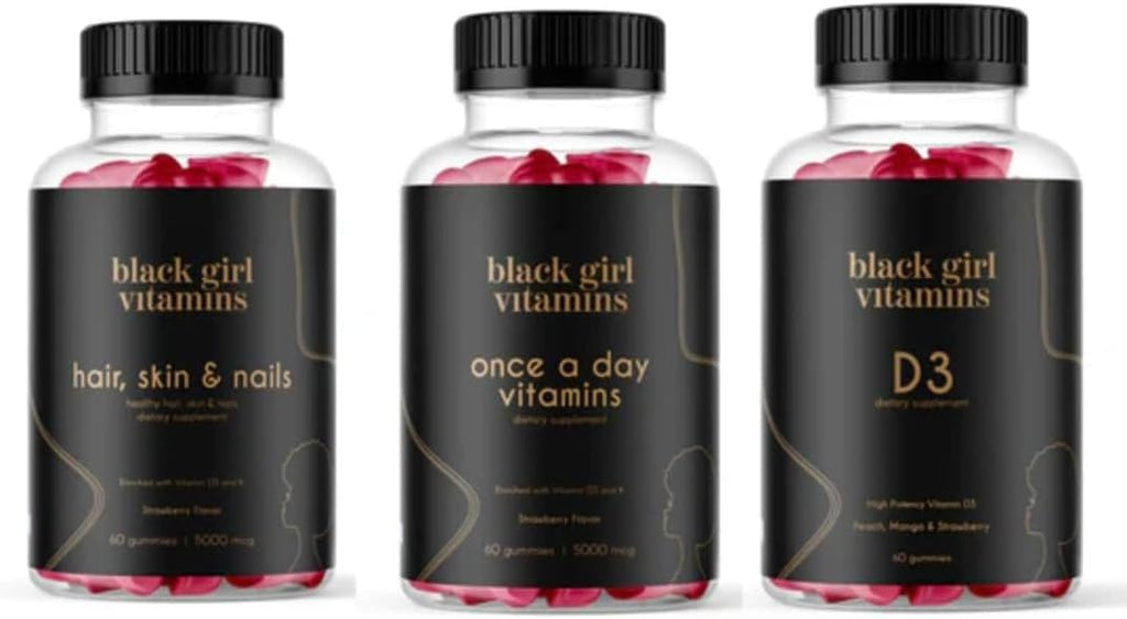 Look Good Feel Good Bundle – Hair Skin & Nails, Vitamin D3 & Multivitamin Gummies for Women