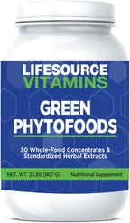 LifeSource Vitamins Alimentos Verdes Fitoquímicos 907 g - 27 Verduras Orgánicas - 72 Minerales