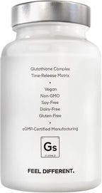 Amen Glutathione-SR+ Suplemento de Glutatión de Liberación Sostenida, 60 Cápsulas