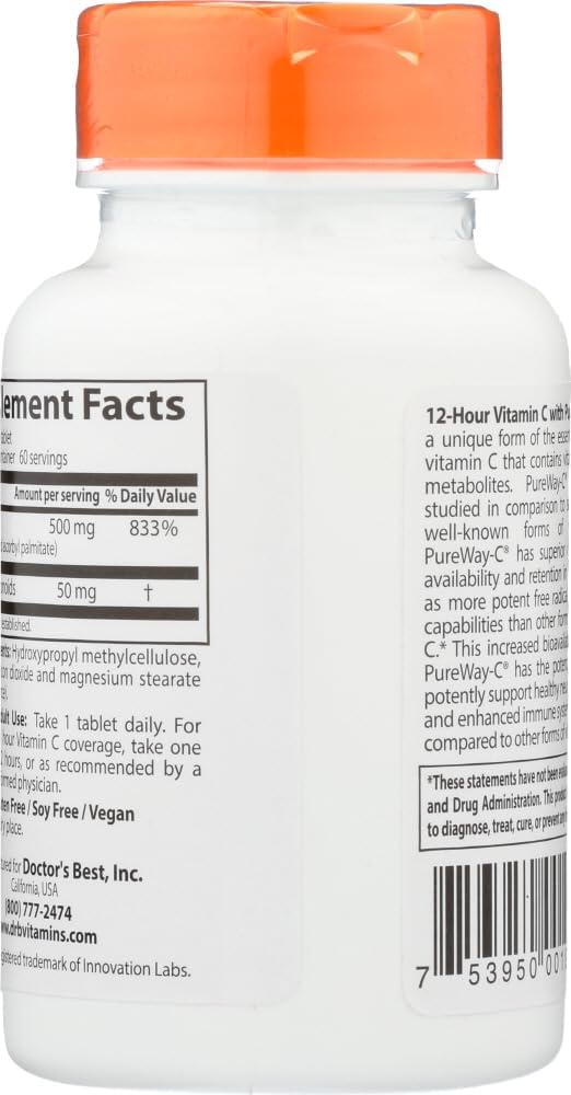 Pure Way-C de Doctor's BEST - 60 Comprimidos