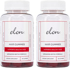 Elon Biotin Gummies – Gominolas de Biotina 5000mcg para Cabello, Piel y Uñas – 60 Unidades