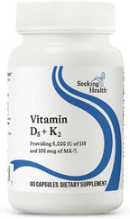 Seeking Health Vitamina D3 + K2 - 60 Capsules