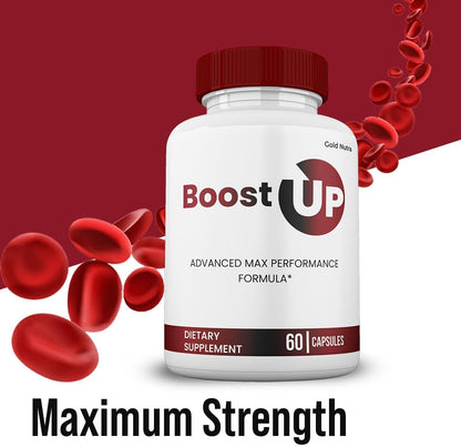 Gold Nutra Boost Up Capsules, Boost Up Pills, All Natural Supplement, BoostUp Maximum Strength Pastillas 60 Capsules per – Image 3