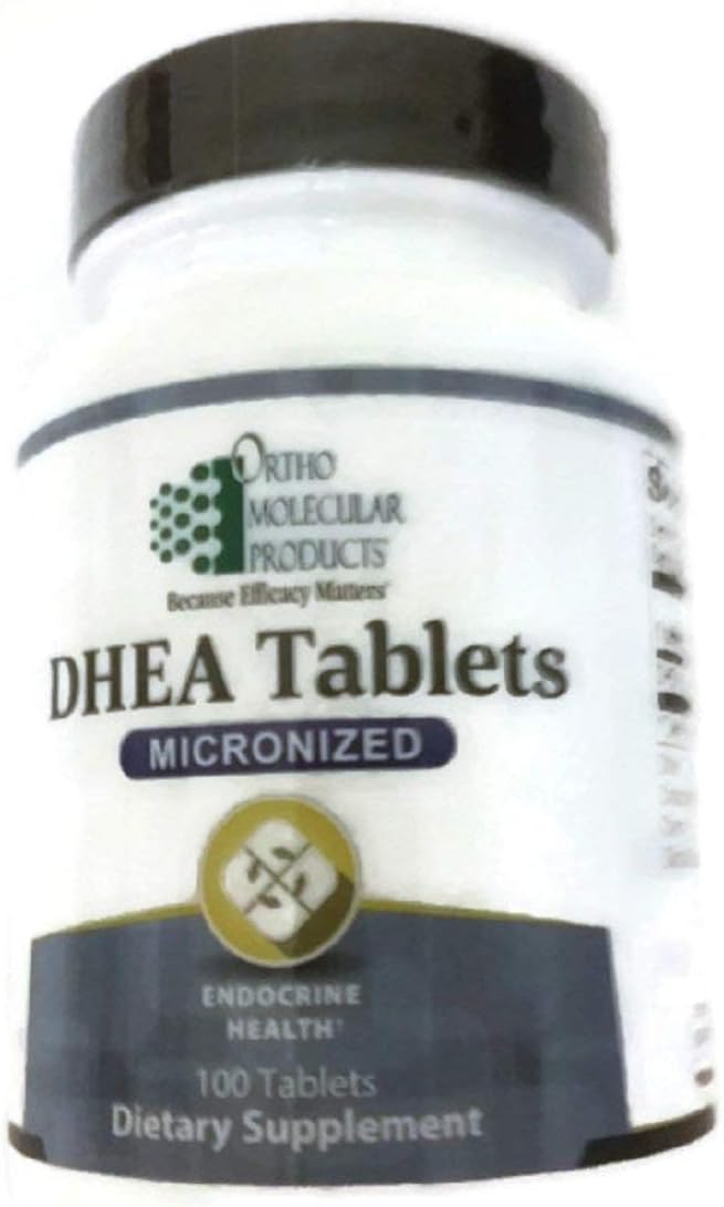 Ortho Molecular DHEA Tablets (Micronized) 5 mg – 100 Comprimidos