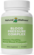 Blood Pressure Complex – Mezcla de hierbas y nutrientes para una tensión arterial saludable, circulación, función cardíaca y apoyo al estrés – 90 comprimidos