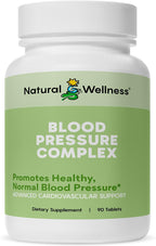 Blood Pressure Complex – Mezcla de hierbas y nutrientes para una tensión arterial saludable, circulación, función cardíaca y apoyo al estrés – 90 comprimidos