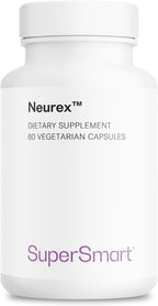 Supersmart - Neurex - Suplemento para la memoria y agilidad mental | Fórmula con Ginkgo Biloba, Bacopa Monnieri, GPC y Huperzina A | Sin OMG, sin gluten, vegano - 60 cápsulas vegetales