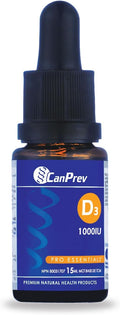 CanPrev D3 Drops 1000 UI - Gotas de Vitamina D3 en Aceite MCT