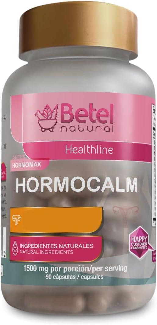 Betel Natural Hormocalm Premium - Apoyo Natural para la Mujer, 90 Cápsulas