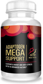 ACTIF Adaptogen Mega Support – 14 Factores Avanzados para Energía y Claridad, 60 Cápsulas
