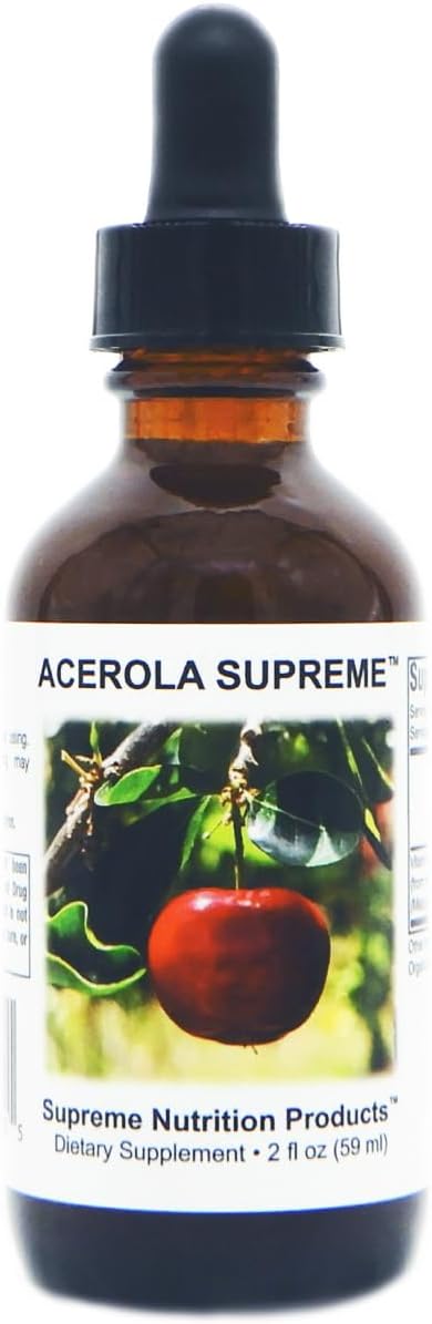 Tintura de Acerola Supreme Nutrition, 59 ml (2 fl oz) | 59 dosis