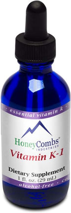 HoneyCombs Vitamin K Drops – Gotas Líquidas de Vitamina K1 (Fitonadiona) – 473 ml