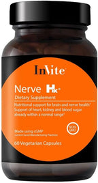 Invite Health Nerve Hx – Apoyo para nervios, cerebro, corazón, riñones y ojos – 60 cápsulas vegetales
