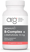 MethylPro B-Complex + L-Methylfolate 15 mg - Complejo B Metilado para Hombres y Mujeres, Apoyo Energético Celular con Folato, Niacina y Biotina - 30 Cápsulas Veganas