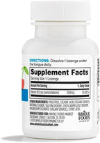 365 by Whole Foods Market, Vitamina B12 500mcg Comprimidos, Sabor Cereza Natural, Vegano, 50 Unidades