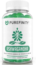 Ashwagandha Gummies con Vitamina D y Zinc – Complemento para la Relaxación y el Bienestar – Sin Gluten, No GMO, Vegano, 60 Gominolas