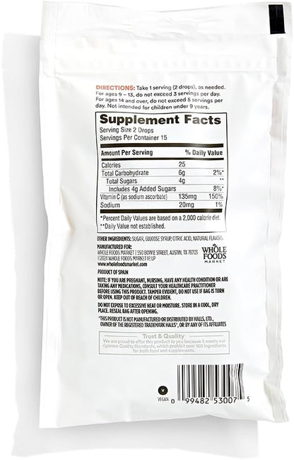 365 by Whole Foods Market, Pastillas de Vitamina C, 30 unidades