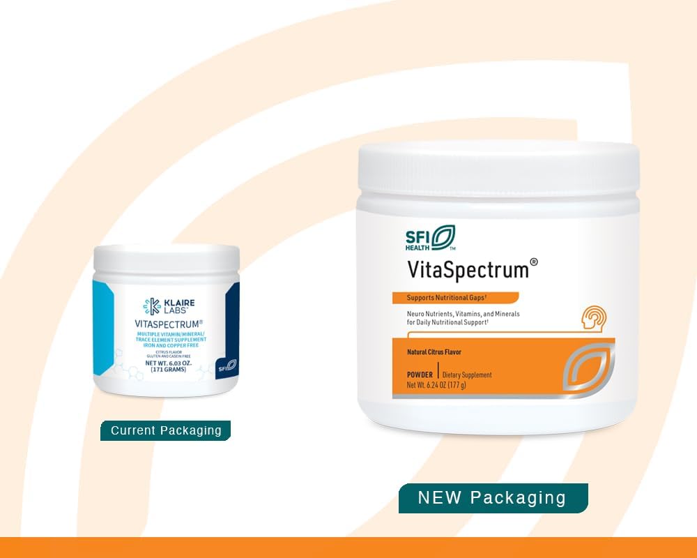 VitaSpectrum Powder for Kids - Multivitamínico Infantil en Polvo - Sabor Cítrico (30 dosis, 171 g)