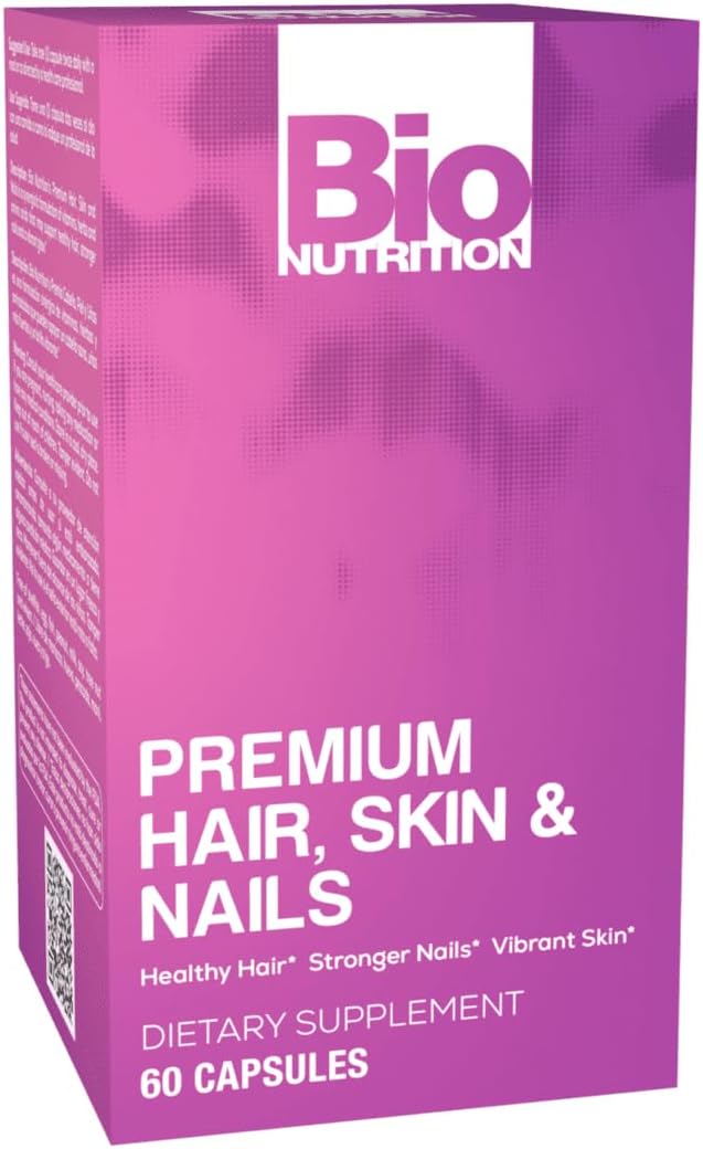 Bio Nutrition Premium Hair, Skin & Nails, 60 Cápsulas