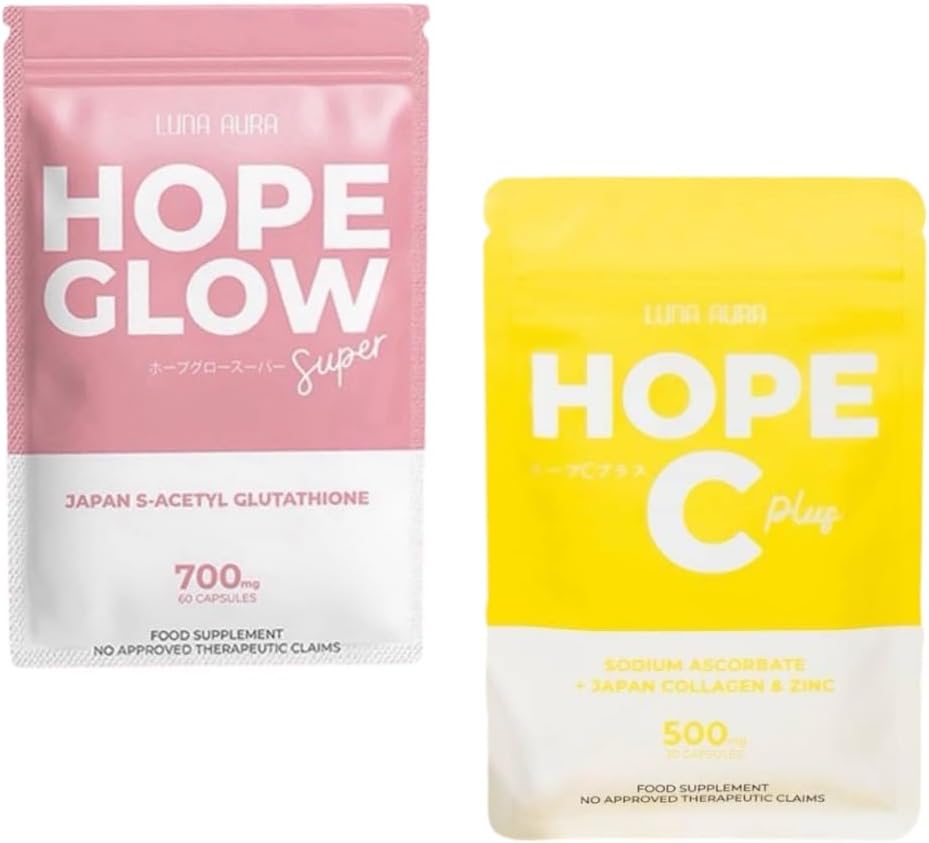 Glowing Skin Super Combo: Luna Aura Hope Glow Super 700mg y Hope C
