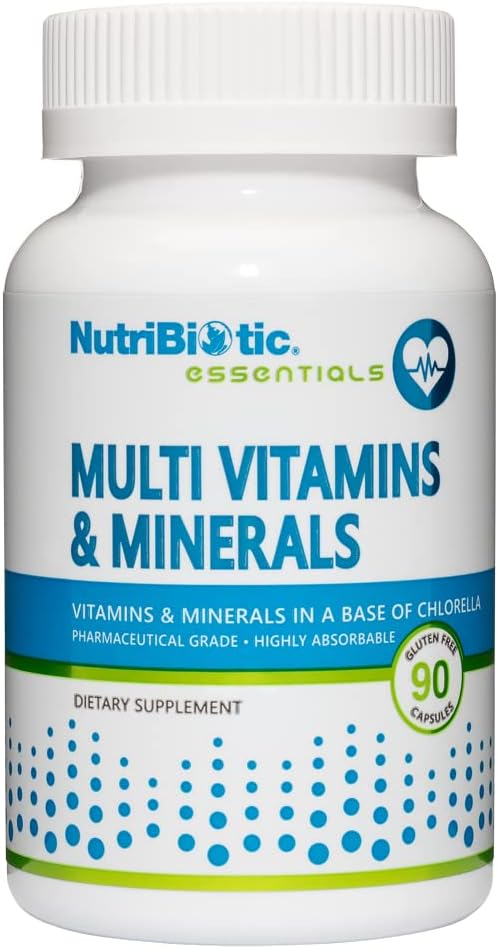 NutriBiotic Multivitaminas y Minerales, 90 Cápsulas