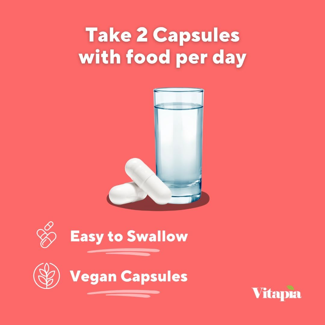 Vitacoffee Cápsulas de Cafeína - Fruta de Café, Vitamina C, D y Zinc - 60 Cápsulas Vegetales