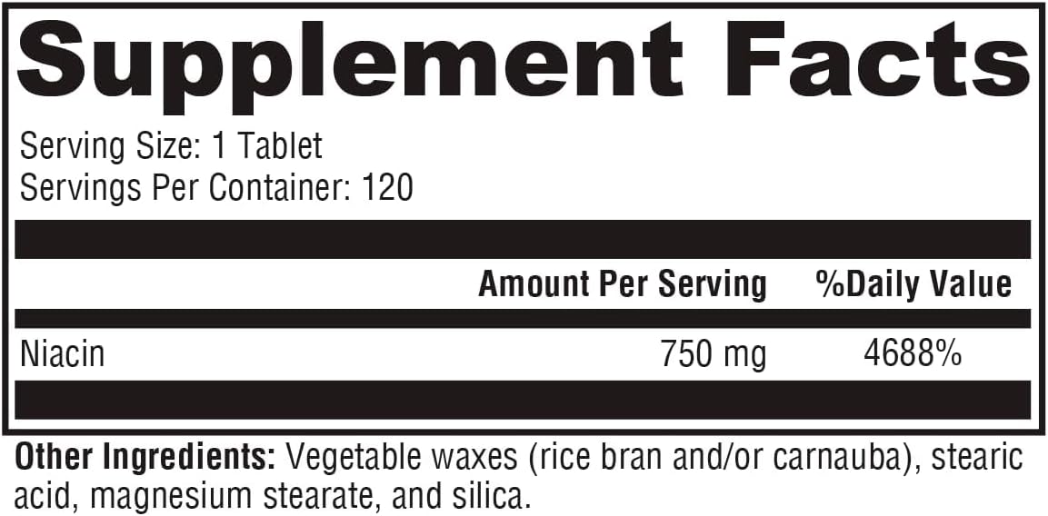 XYMOGEN NiaVasc - Niacina de Liberación Sostenida 500 mg - 120 Cápsulas