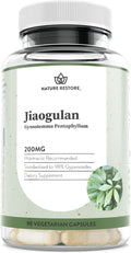Extracto de Jiaogulan 98% Gipenósidos, 90 Cápsulas Veganas