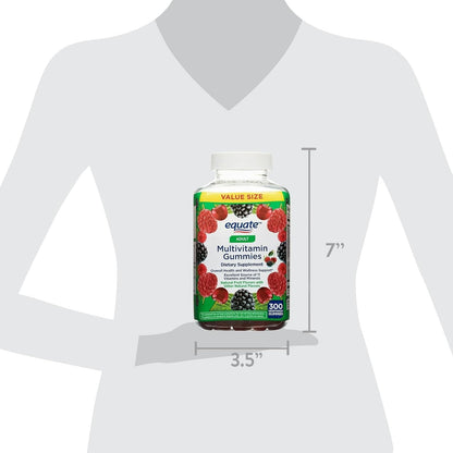 Equate Gominolas Multivitamínicas para la Salud General, Sabor Fruta Natural, 300 uds – Image 3