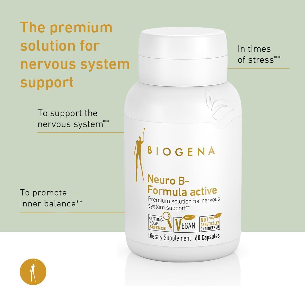 Biogena Vitamin B Complex – Neuro B-Formula Active Gold (60 cápsulas)