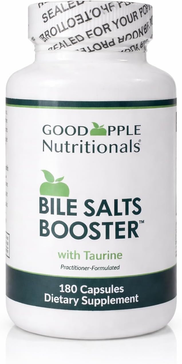 GoodApple Bile Salts Booster – Sales Biliares con Ox Bile y Taurina – 180 Cápsulas