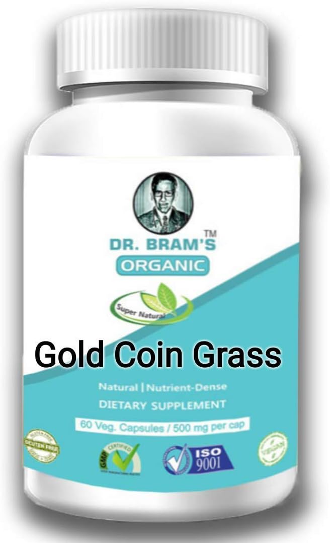 Cápsulas de Extracto Orgánico de Hierba de la Moneda de Oro 500 mg - 60 Unidades