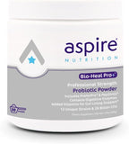 Aspire Nutrition Bio-Heal Pro+ 6-en-1 Probiótico en Polvo – Fórmula Diaria para Mujeres, Hombres y Niños – 30 Días