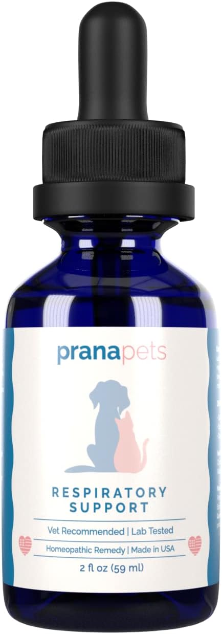 PranaPets Complemento Respiratorio para Perros y Gatos - Apoyo Natural a la Función Respiratoria