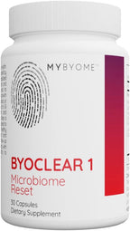Systemic Formulas MyByome ByoClear 1 - Microbiome Reset, 30 Cápsulas, Salud Digestiva, Complejo Herbal de Potencia Clínica