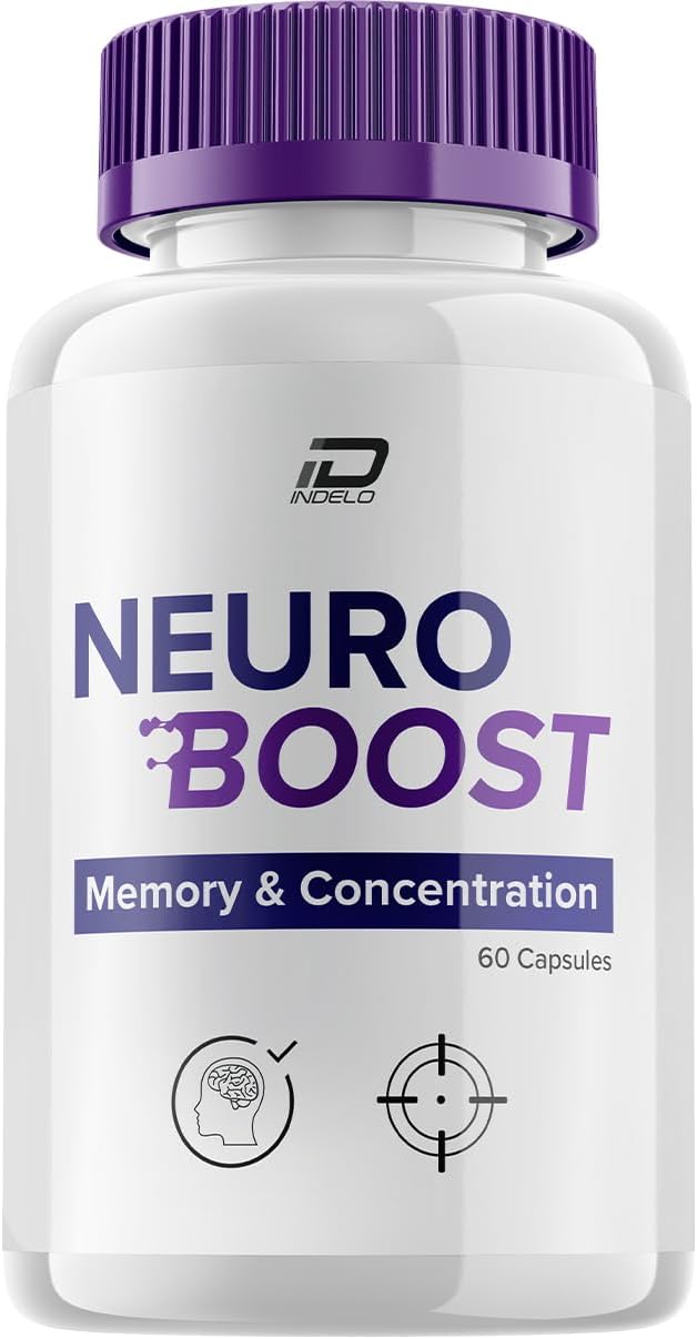 Neuro Boost Focus Supplement - Suplemento para Memoria y Concentración (60 Cápsulas)
