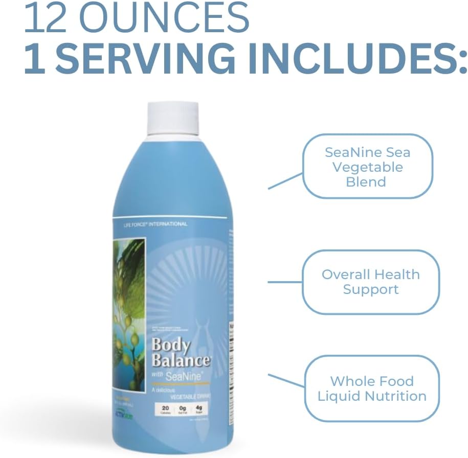 Youngevity Body Balance Land & Sea Plant Based Nutrition - 75+ Nutrientes con Algas, Aloe Vera y Miel - 32 Fl Oz (2 Unidades)