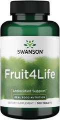Swanson Fruit4Life - 300 comprimidos de frutas