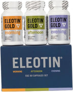 Eleotin Gold Capsules Value Pack Set - Pack de Cápsulas para Salud Metabólica y Circulación | 3 Botellas de Fórmulas Diferentes | 60 Cápsulas cada una