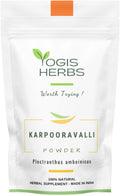 YOGIS HERBS Karpooravalli Herbal Powder - 100% Natural Supplement for Respiratory Support, Digestive Wellness, & Nutritional Boost (454 g)