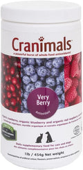 Cranimals VeryBerry Polvo Antioxidante de Bayas Superfood para Perros y Gatos, 454 g